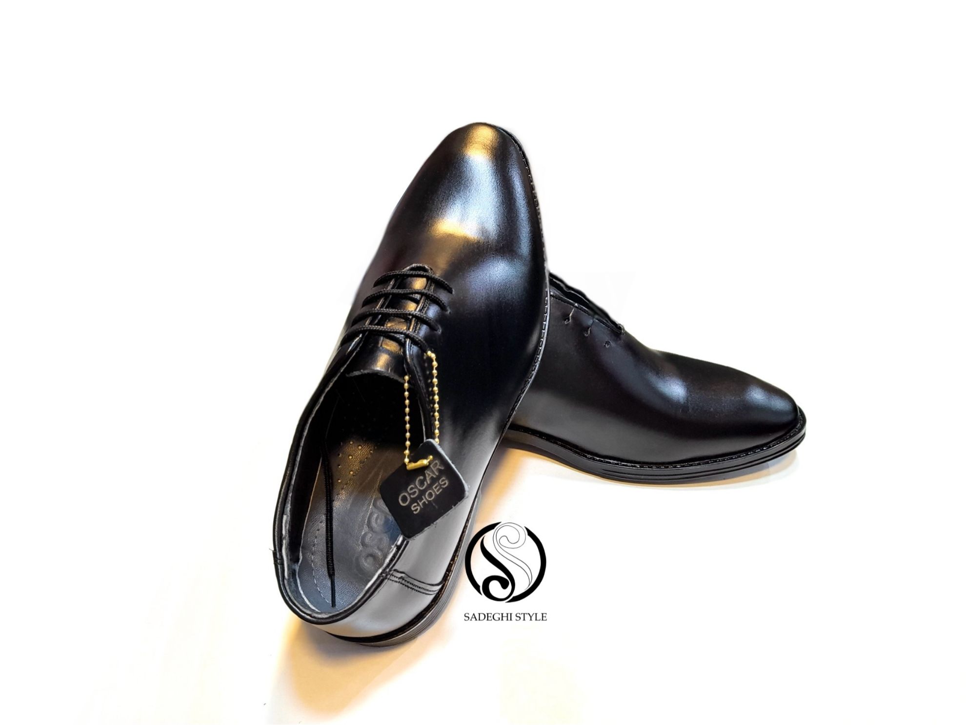 تصویر  کفش چرم مجلسی مردانه