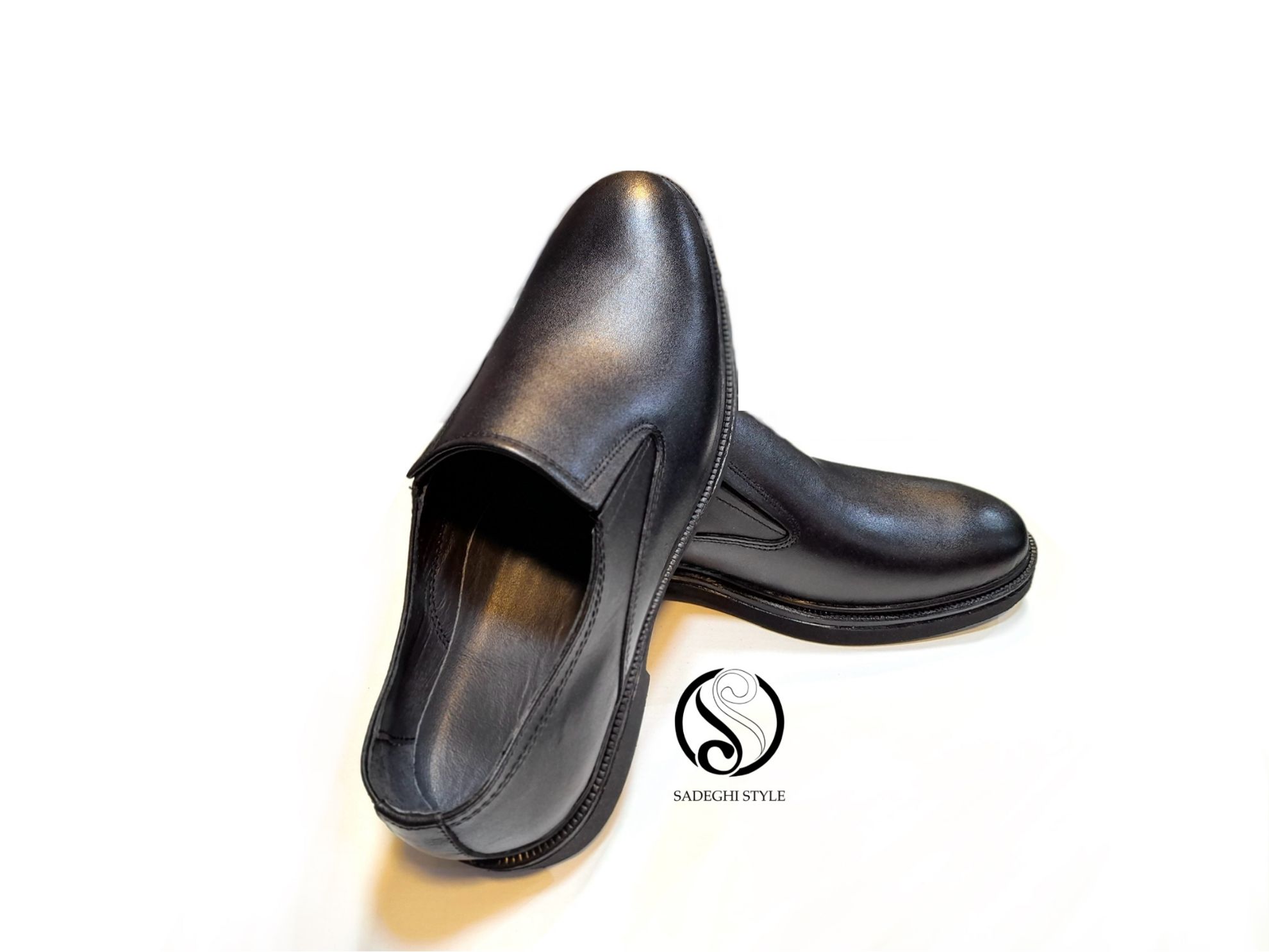 تصویر  کفش چرم مردانه طبی