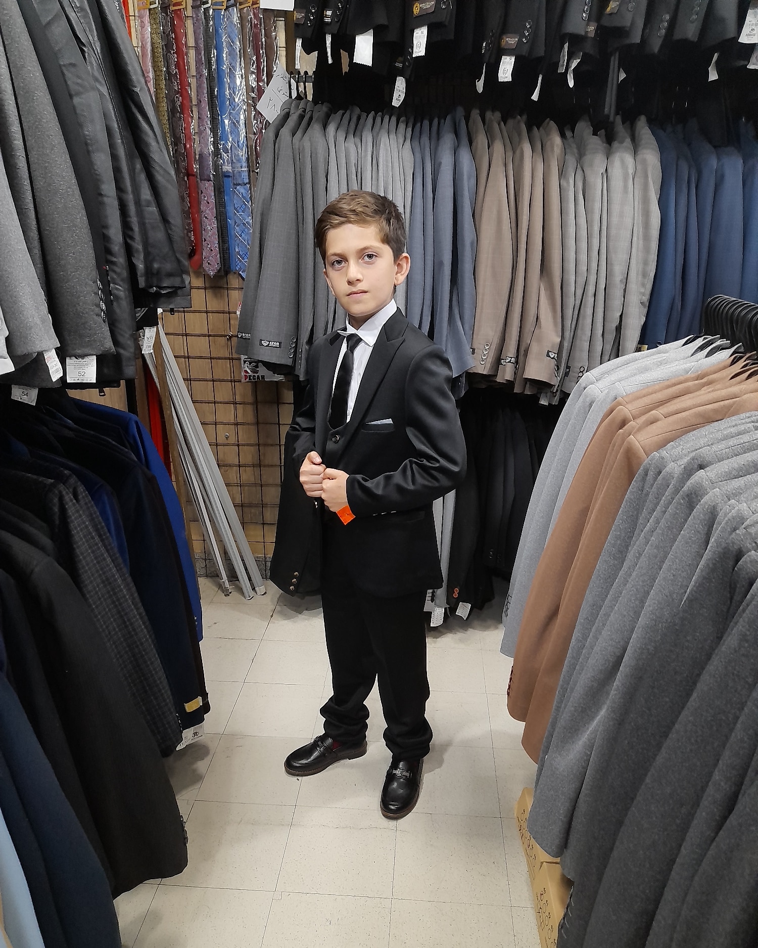 تصویر  کت و شلوار پسرانه